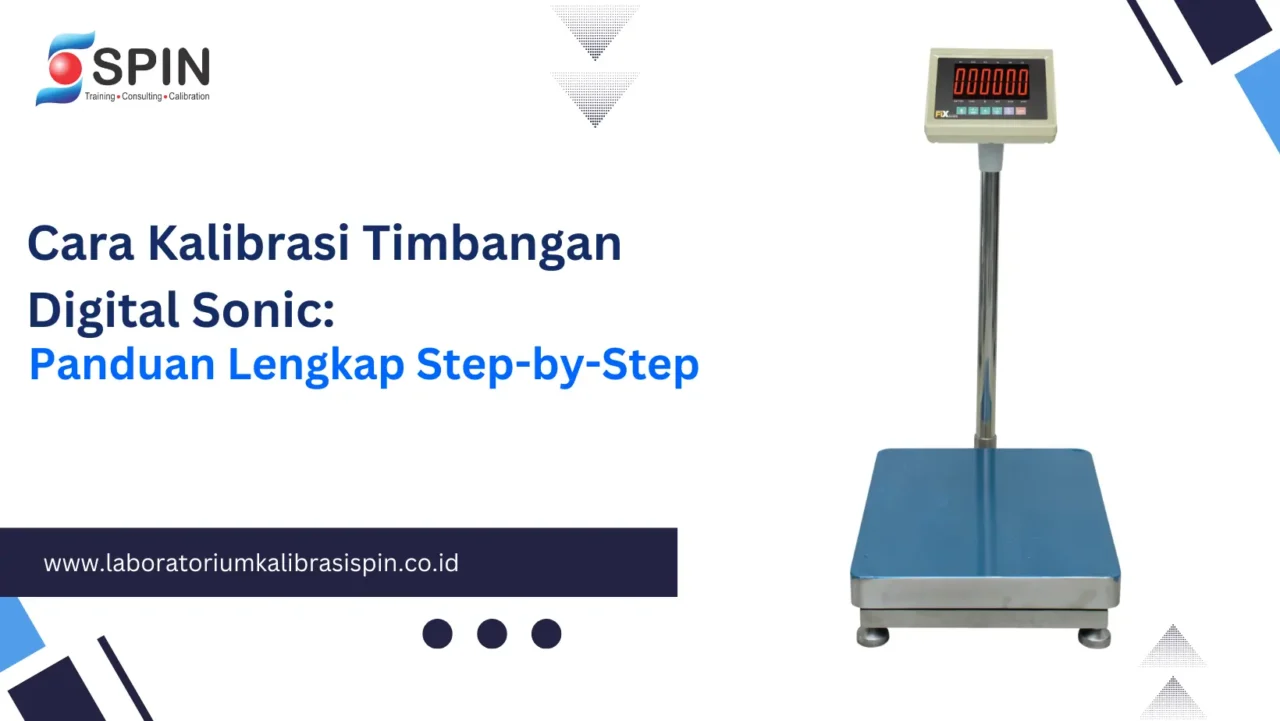 Cara Kalibrasi Timbangan Digital Sonic