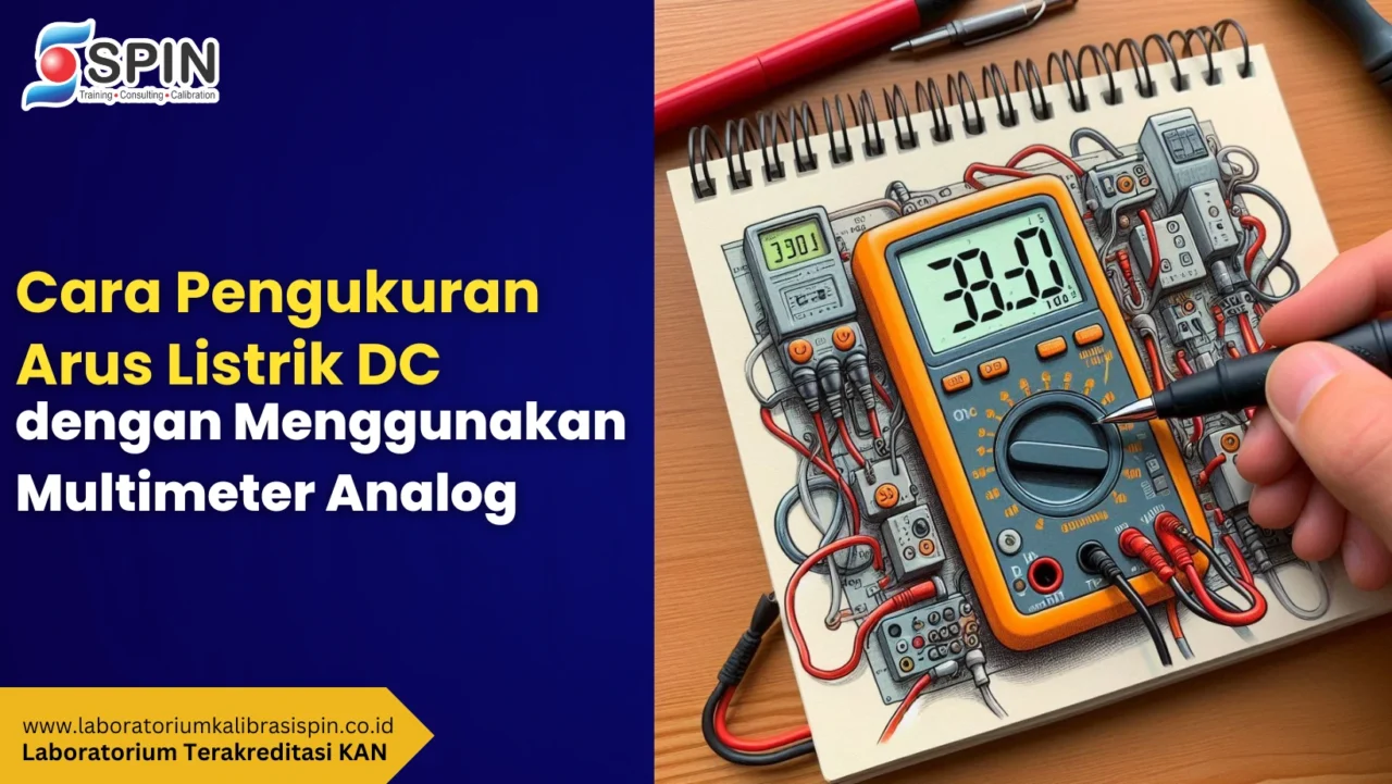 jelaskan cara pengukuran arus listrik dc dengan menggunakan multimeter analog