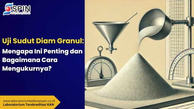 uji sudut diam granul