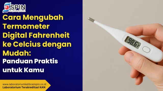 cara mengubah termometer digital fahrenheit ke celcius